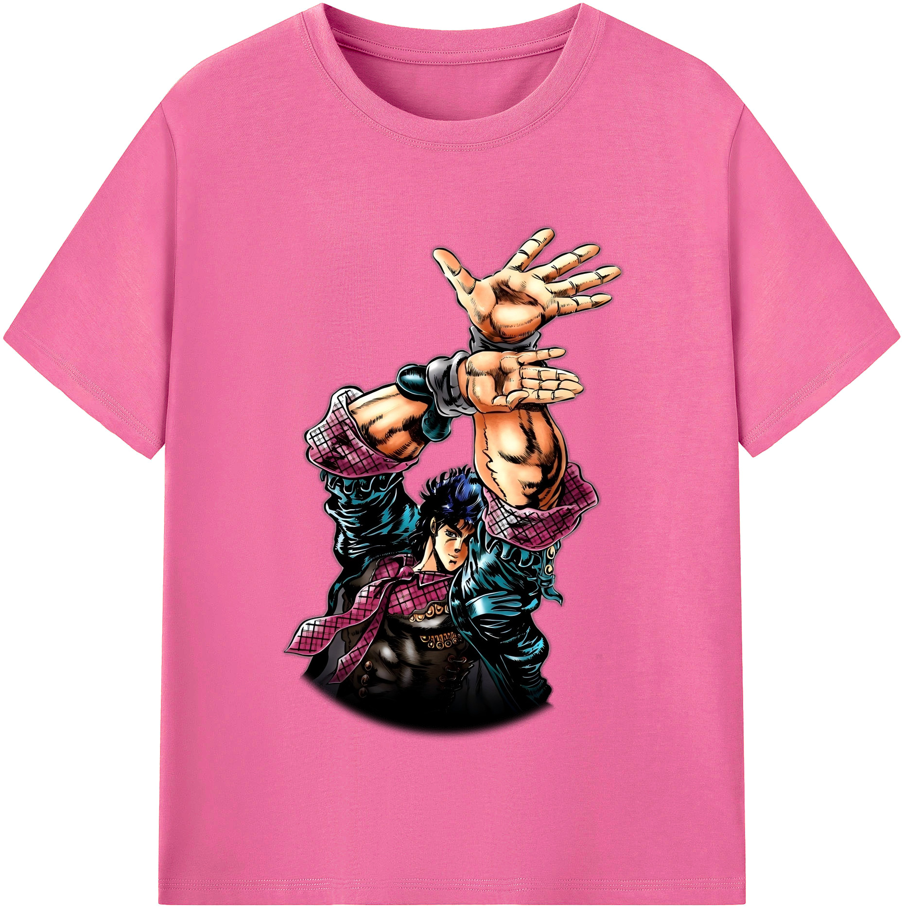 （画像用） ジョジョの奇妙な冒険 /ジョナサン?ジョースター JoJo's Bizarre Adventure Jonathan Joestar レディースカジュアルプリントTシャツ（綿100％）